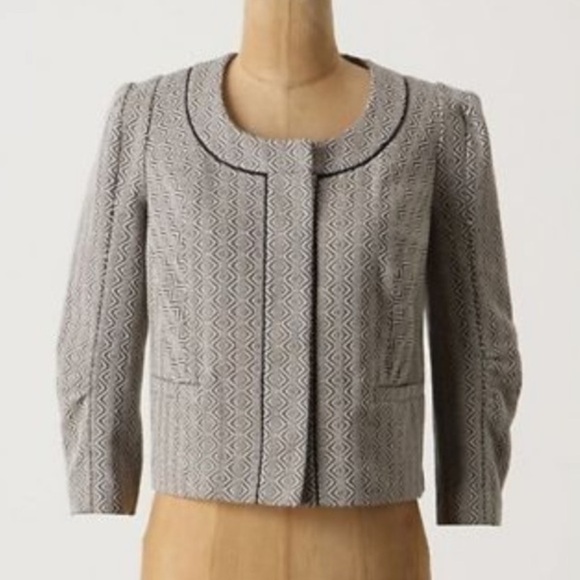Anthropologie Coquille Eyes For You Blazer Jacket - Picture 2 of 7